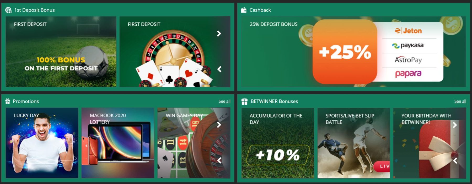 betwinner Kokie Betwinner lažybų bendrovės pliusai