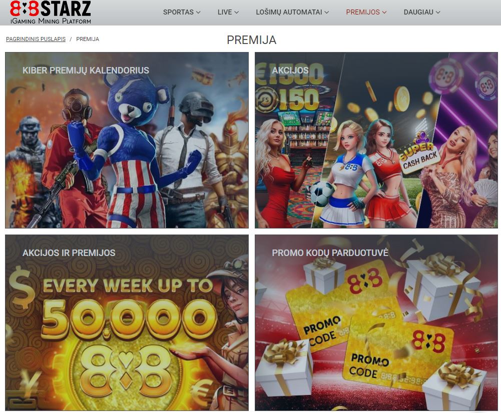 888starz promocije, bonusi in drugi bonusi (888stars)