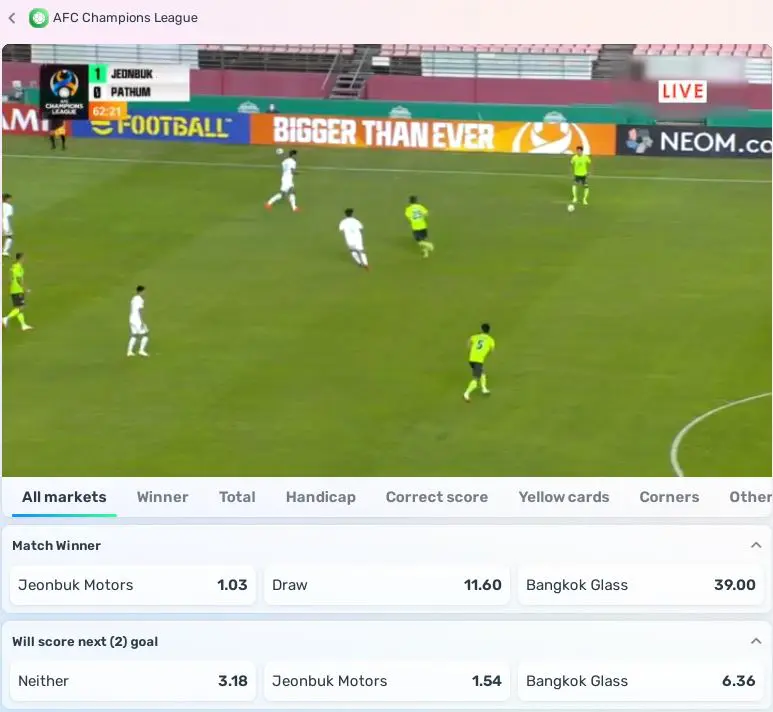 betflip futbolo lazybos gyvai
