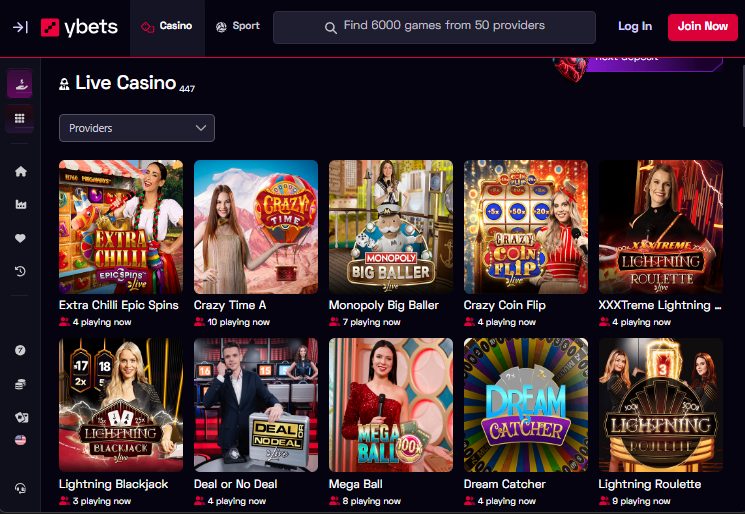 ybets-live-casino